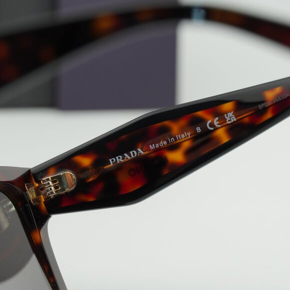 Prada PR24ZS 17N40L Square Sunglasses - Root Tortoise/Dark Grey main image 5